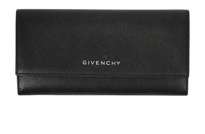 Givenchy Continental Wallet, &pound;170, Accessories, Black, Leather, Front view